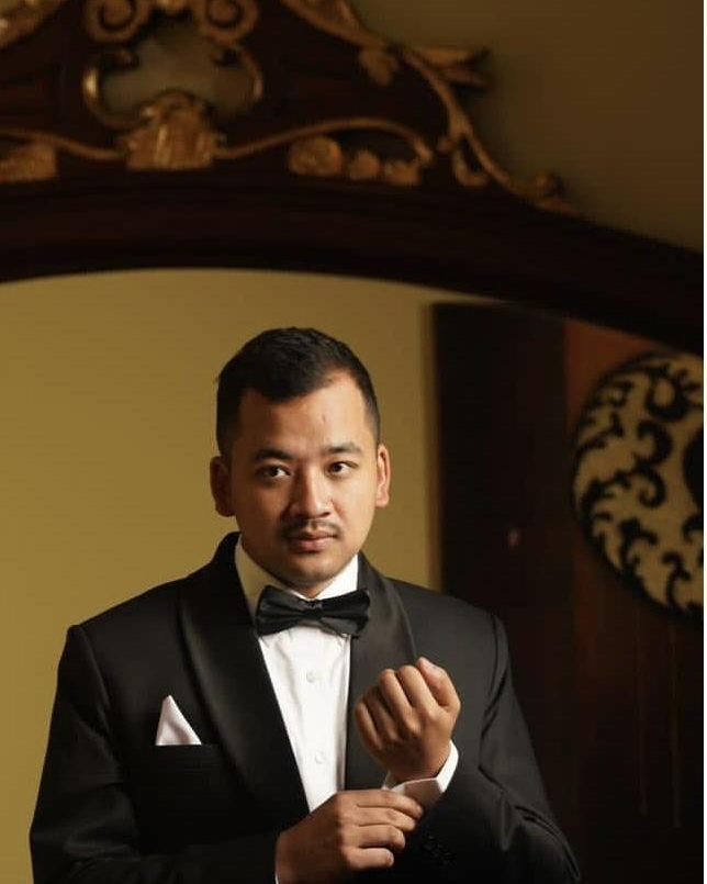 Rewaj Chettri photographed in formal dress